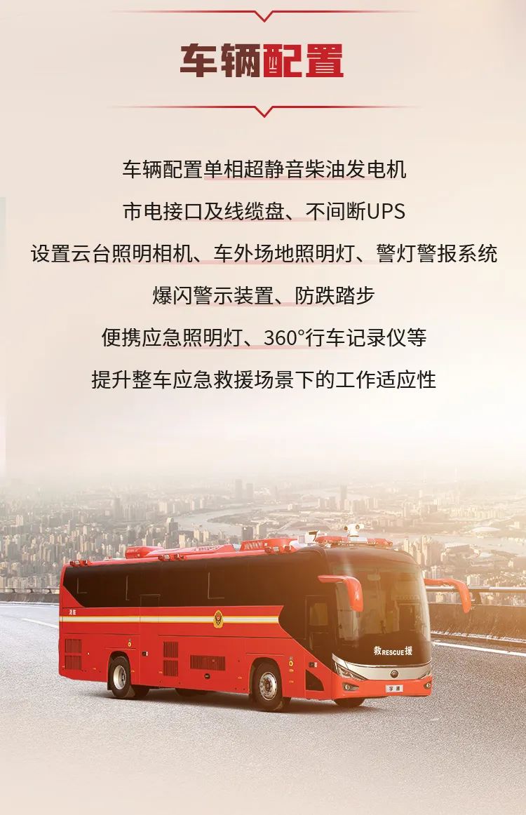 科技赋能装备 9888拉斯维加斯多功能综合保障车全面保障应急事业