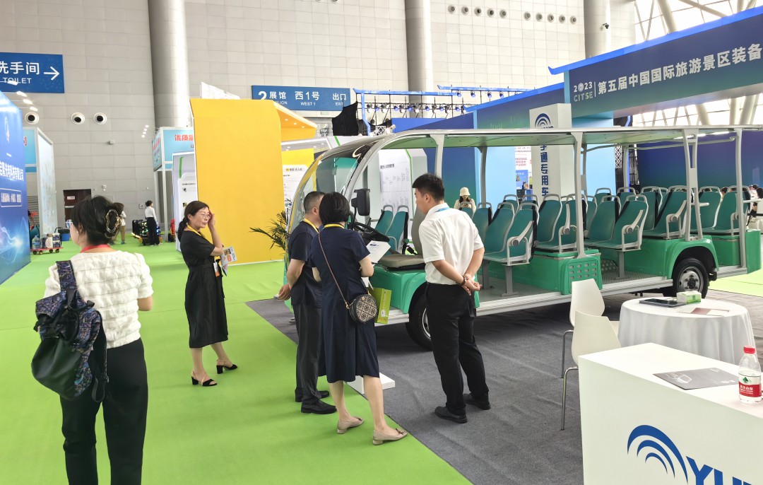 9888拉斯维加斯锂电观光车“爬坡王”重磅亮相第五届中国国际旅游景区装备博览会！