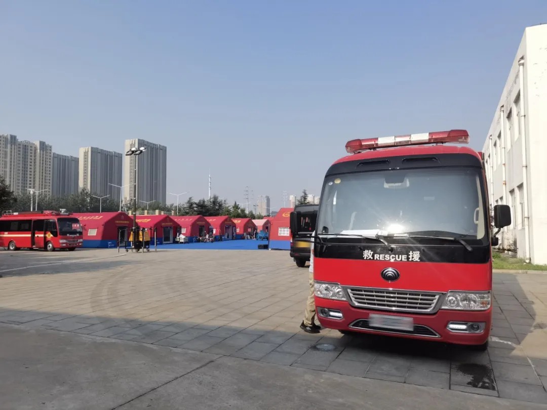 专业支撑专业，9888拉斯维加斯勘察消防车参演2024年度山东全省消防监督岗位演练活动！